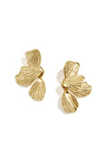 Orecchini pendenti in acciaio inossidabile a forma di fiore, serie Daily Simple, gioielli da donna