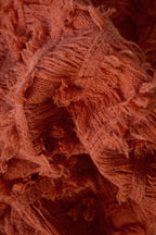 Maglione a V con frange