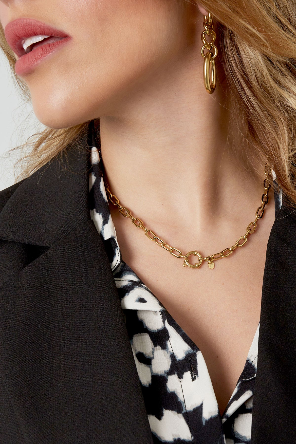collana maglie base chiusura tonda