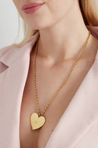collana lunga cuore grande