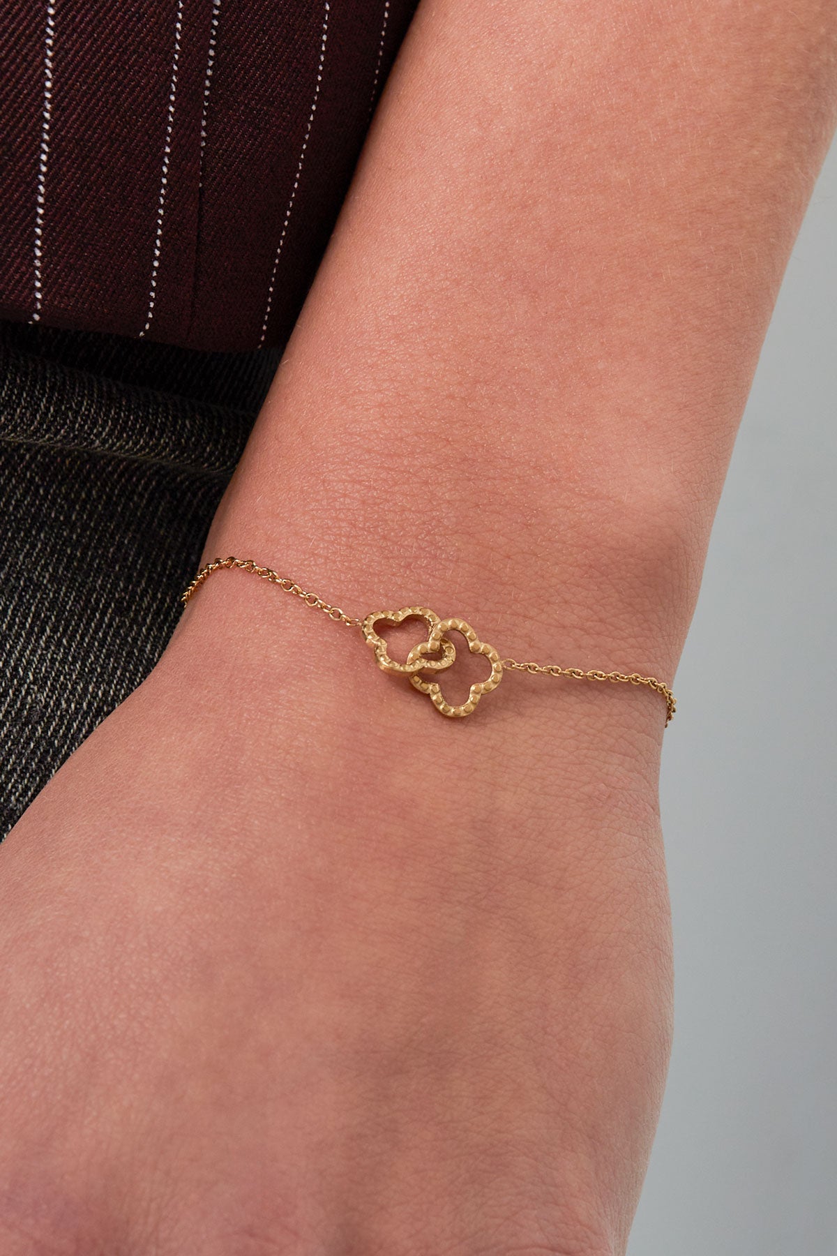 bracciale portafortuna a maglie