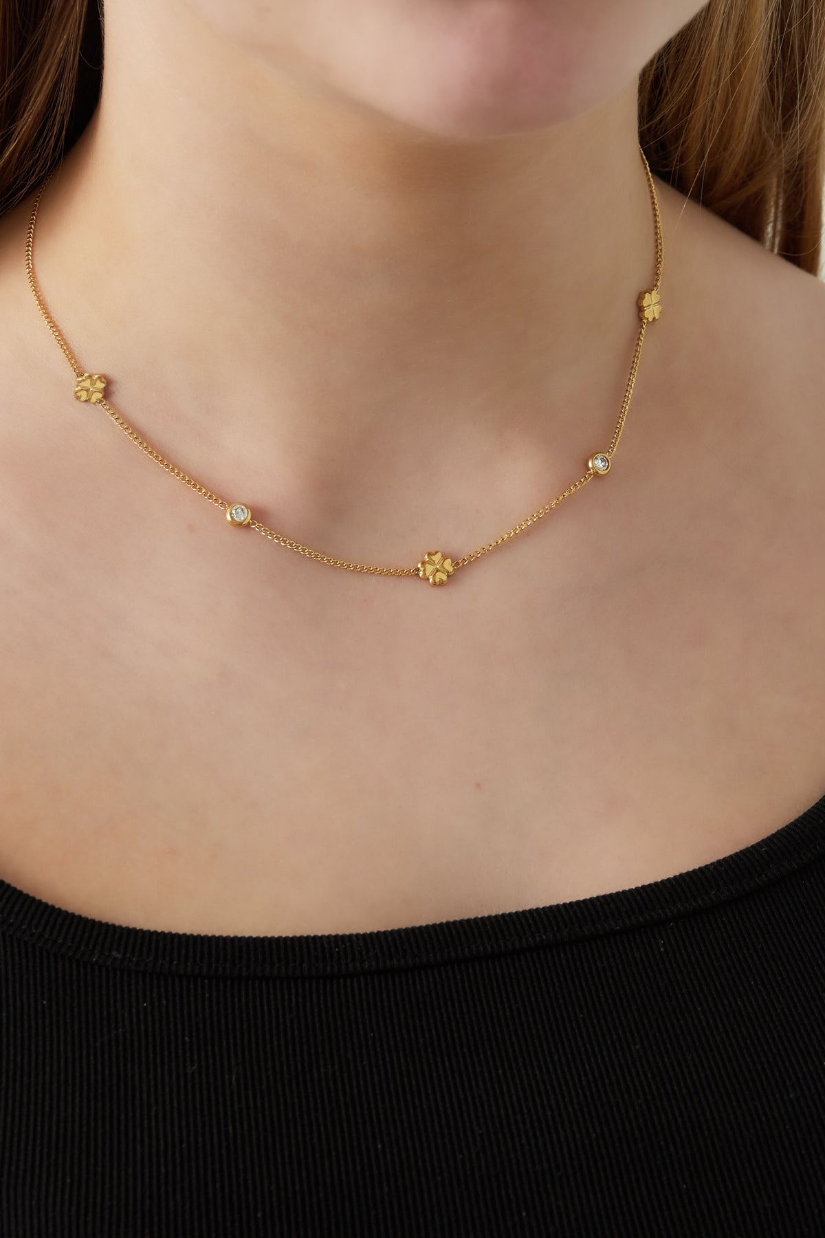 collana portafortuna splendente