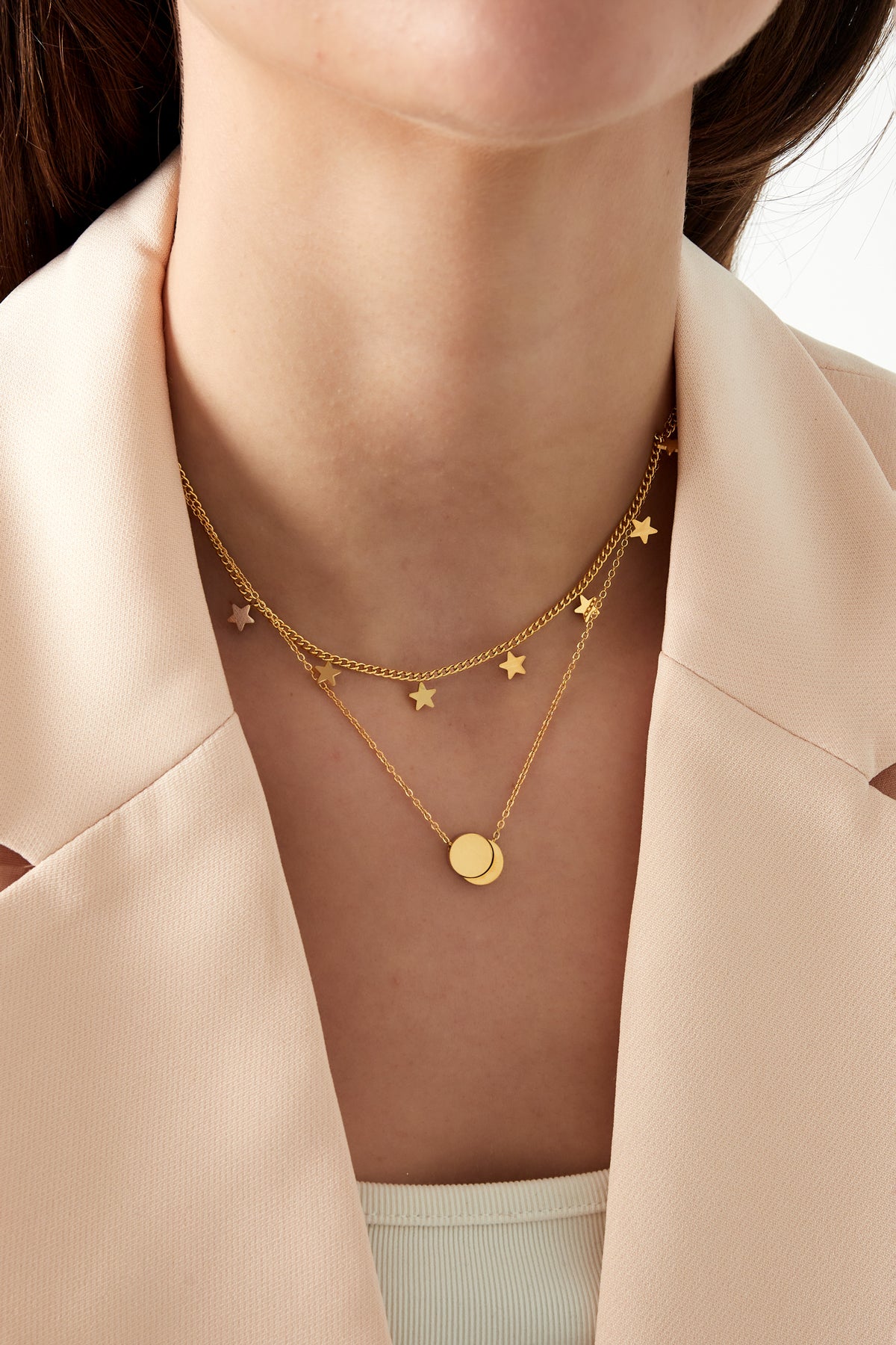 collana doppia stella