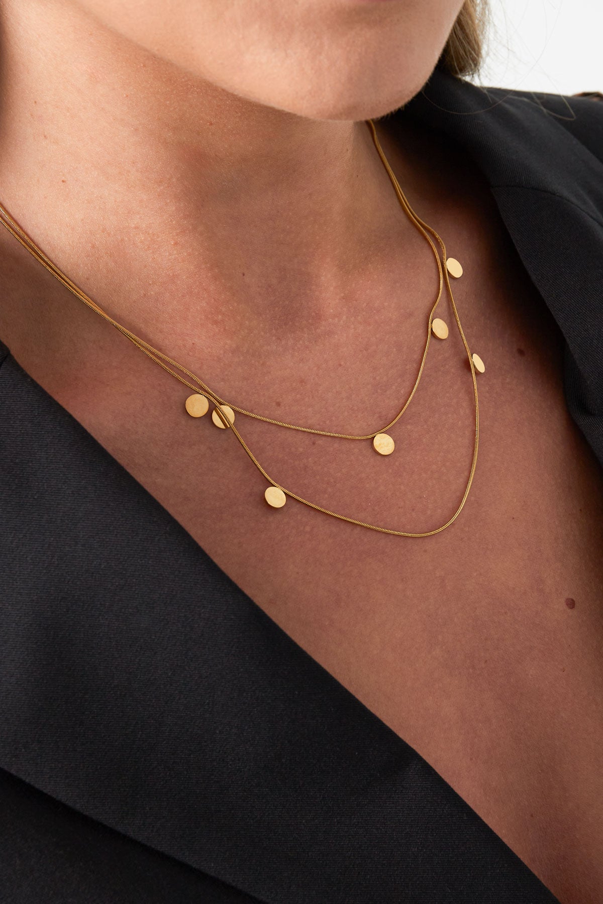 monete doppie per collana