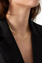 collana a cuore spesso