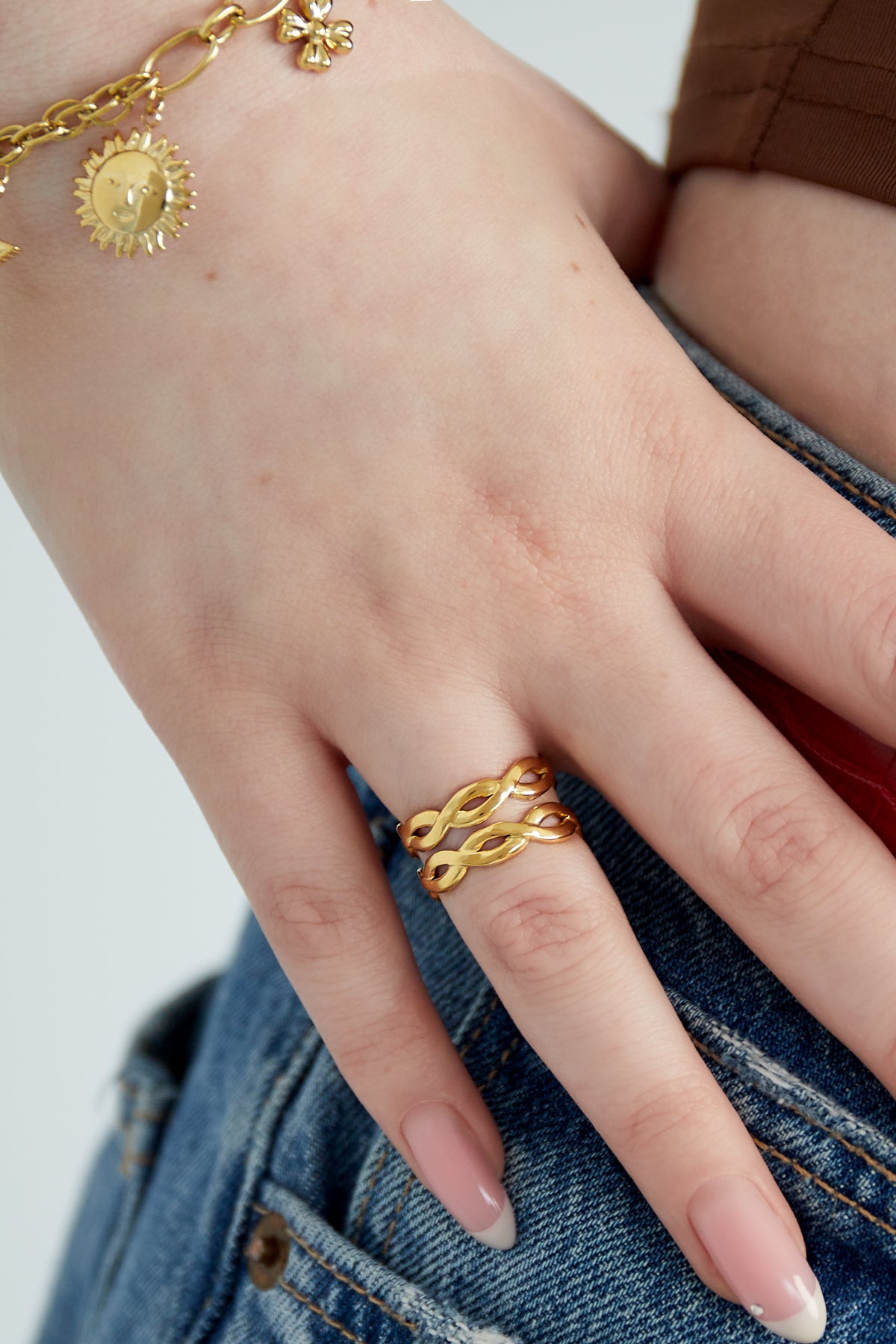 anello a spirale a strati