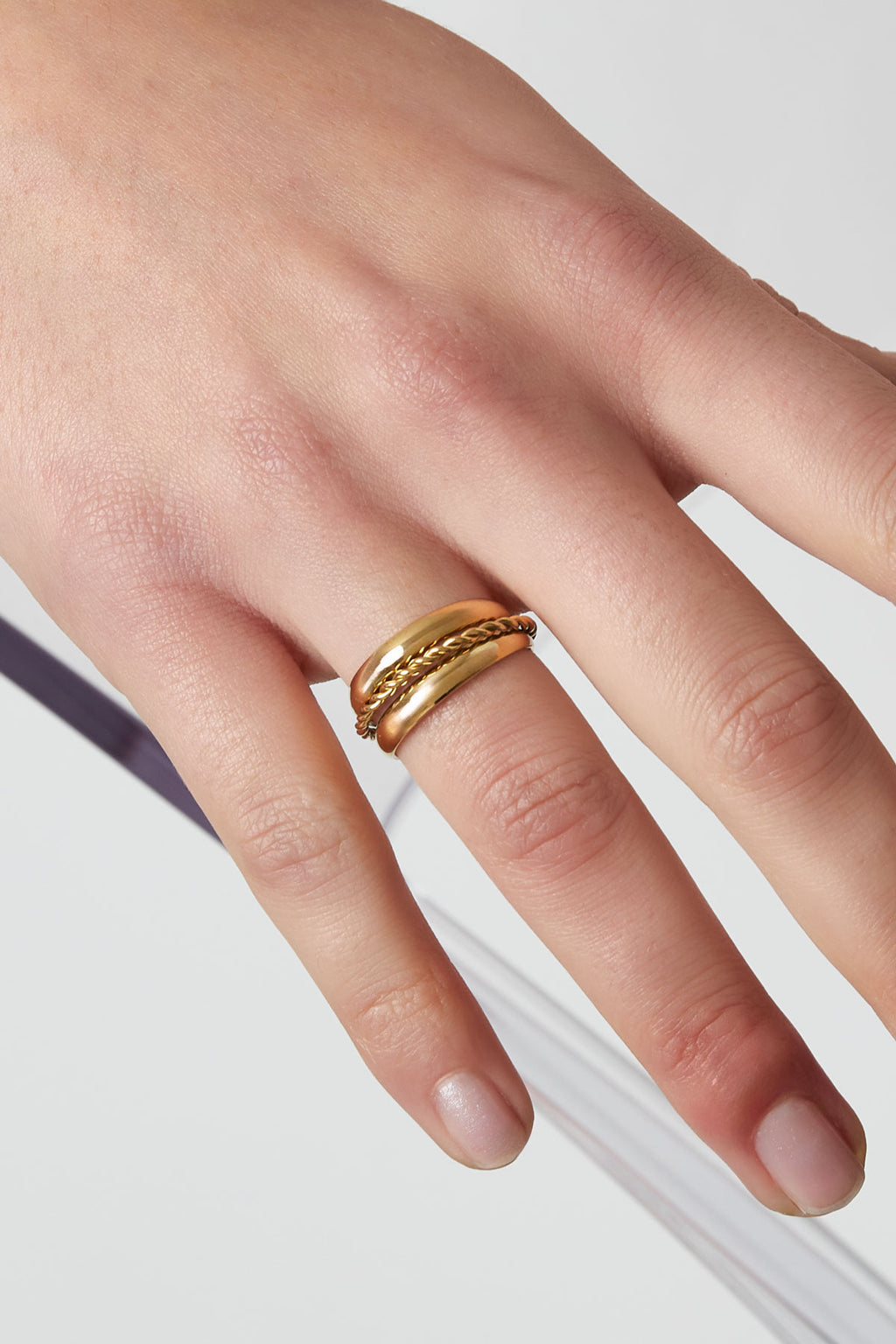 anello a spirale a strati