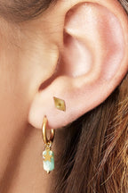 Orecchini Piccoli Rame Gold Stainless Steel
