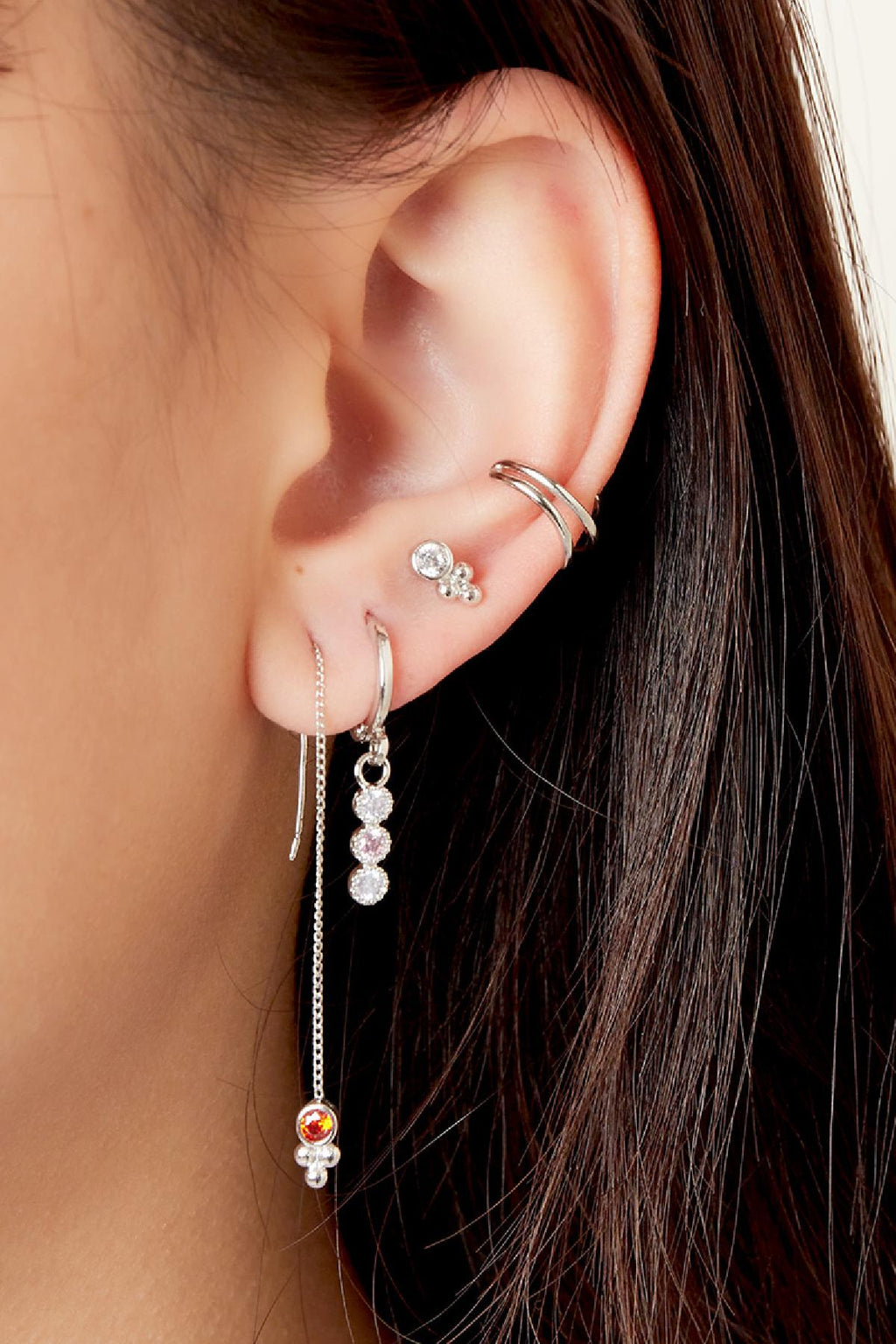 Earcuff Spirale Colore oro Gold Stainless Steel
