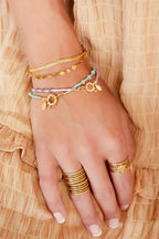 Bracciale a doppio strato in acciaio inossidabile