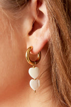 Orecchini cuori di perle - collezione #summergirls White gold Sea Shells