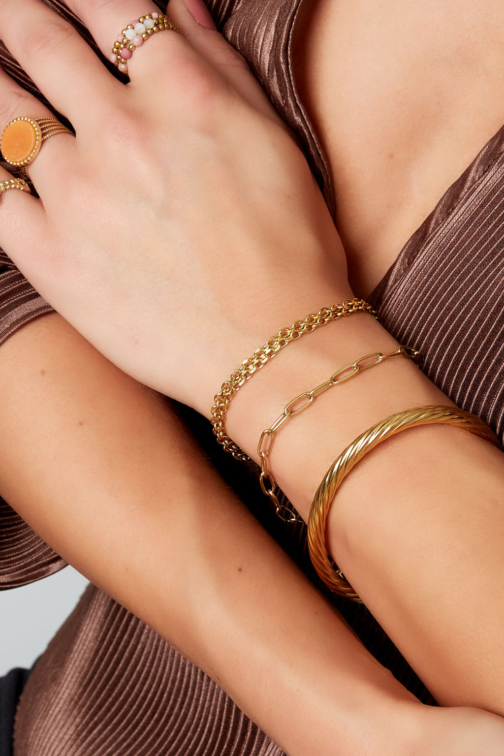 Bracciale base in acciaio inossidabile