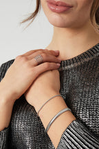 Bracciale jasseron ritorto stretto - argento-2.0MM