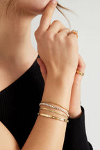 bracciale doppio strato di pietre