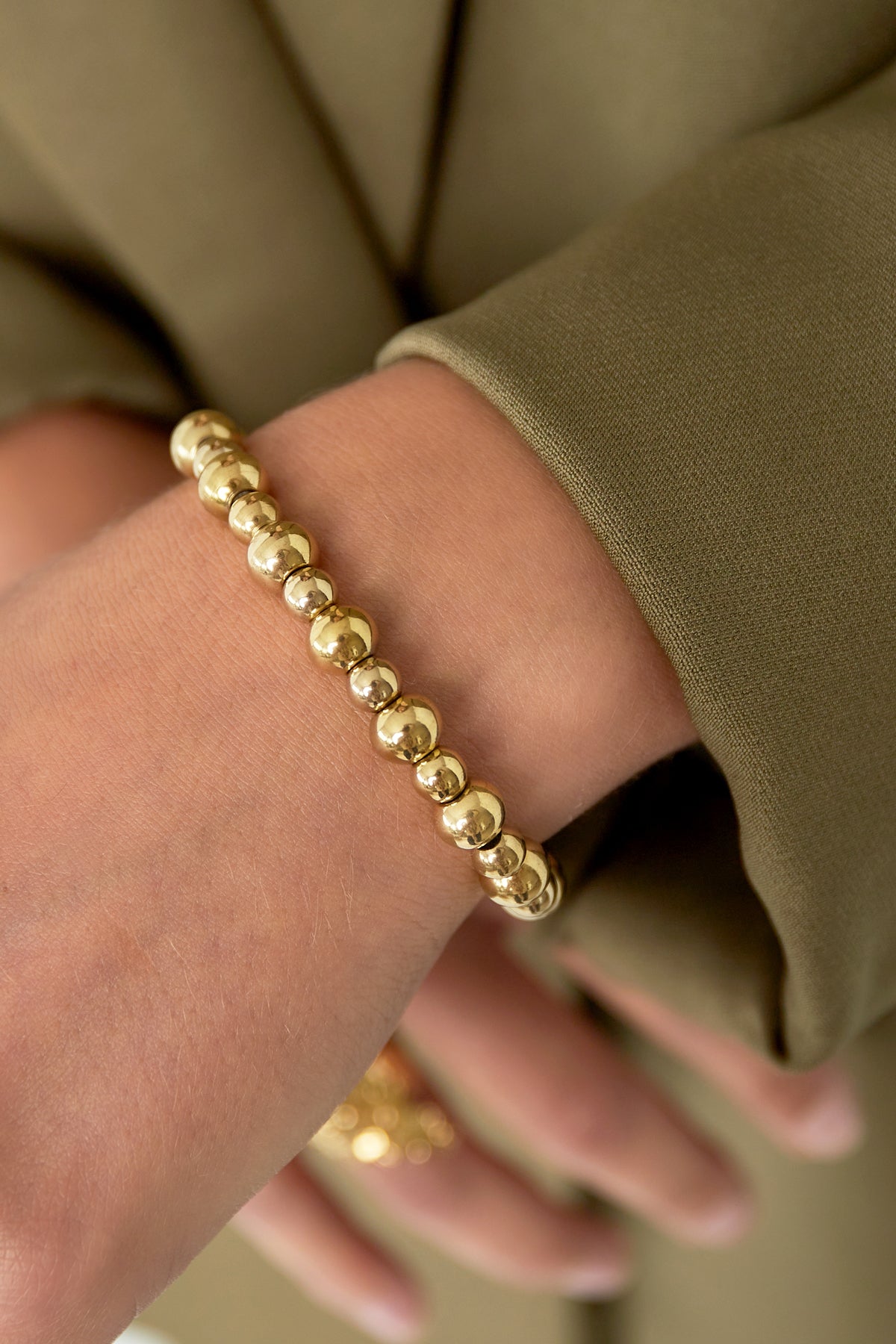 bracciale perle grandi
