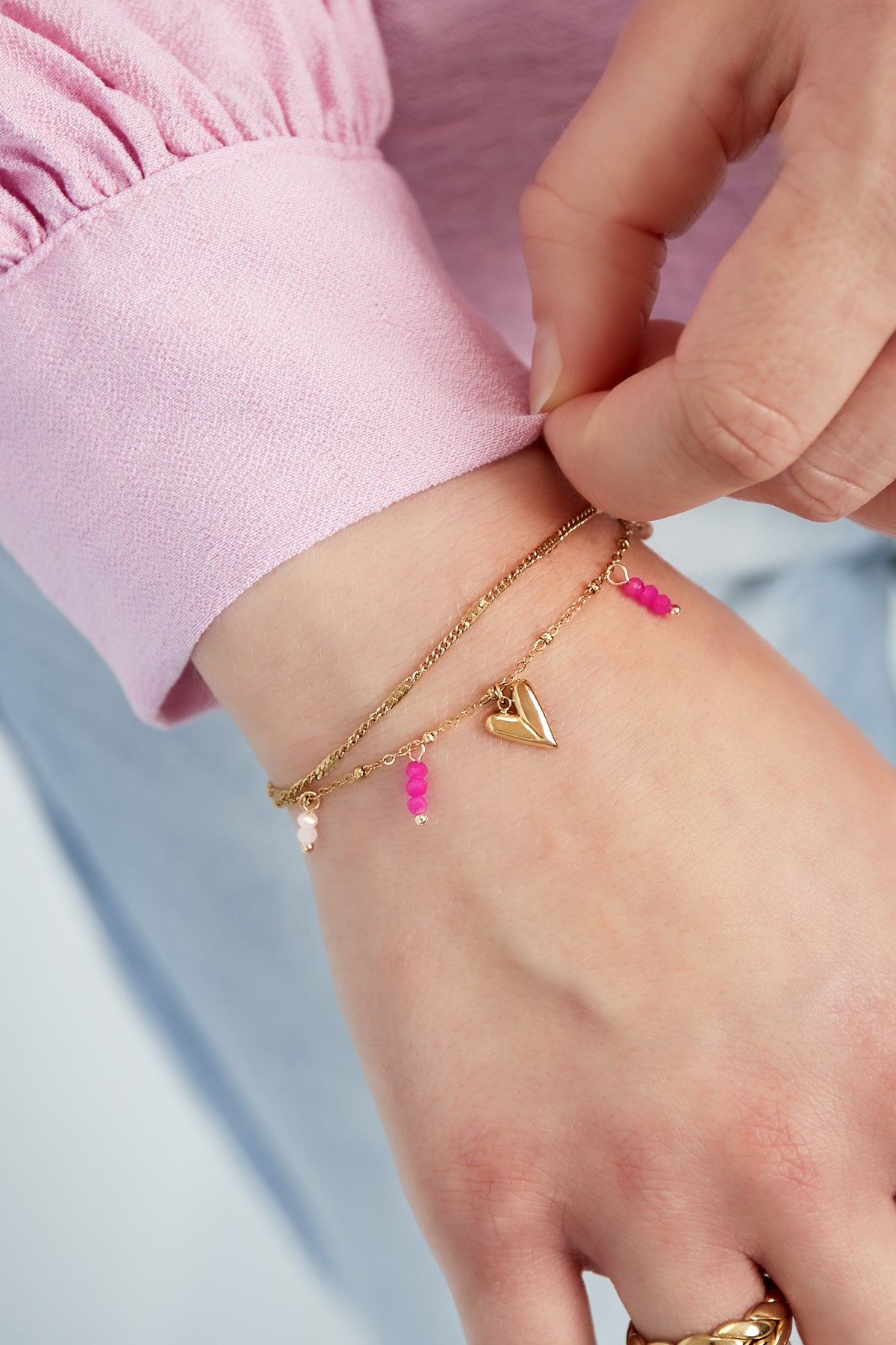bracciale double love