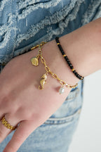 Bracciale con ciondolo di mezzanotte