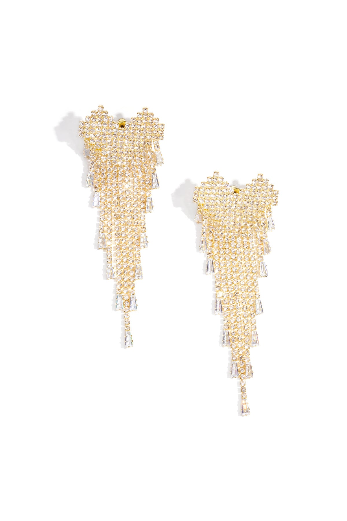 Orecchini pendenti in rame, geometrici, eleganti, lussuosi, serie di gioielli da donna.