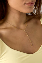 Collana a Y con pietre