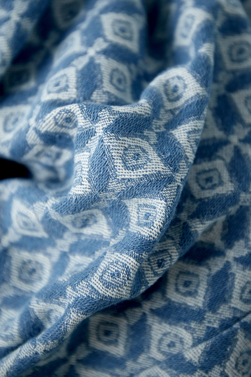 Cotton Woven Donna Pantalone Retto Motivo Geometrico