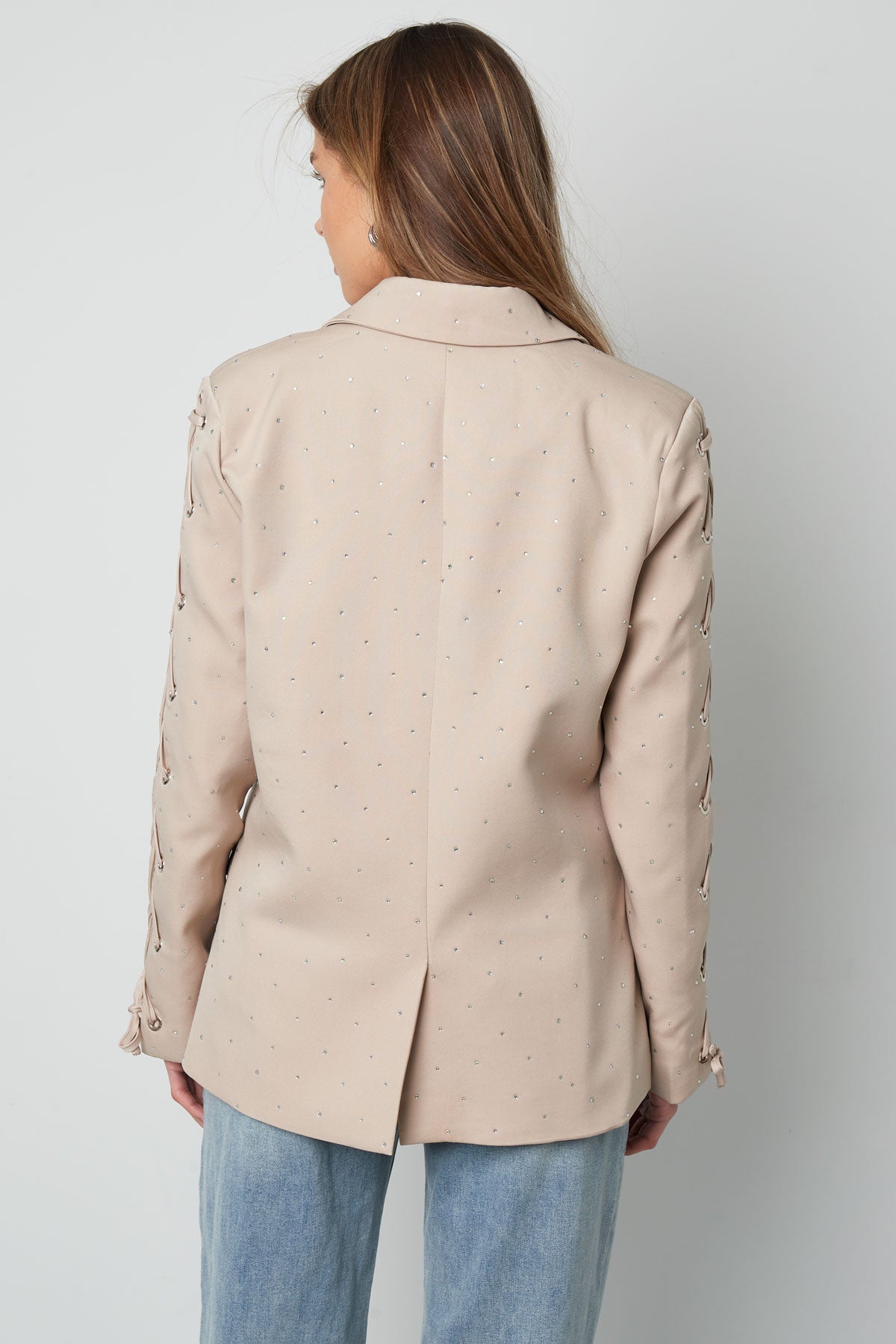 Set di Giacca da Donna in Poliestere con Maniche Legate