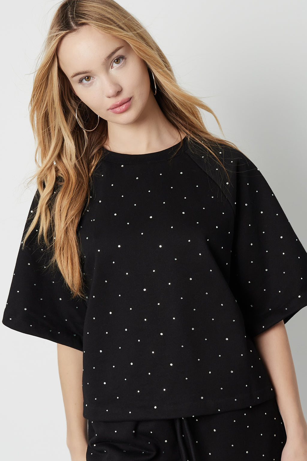 Cotone Maglietta Donna Oversized Primavera/Estate