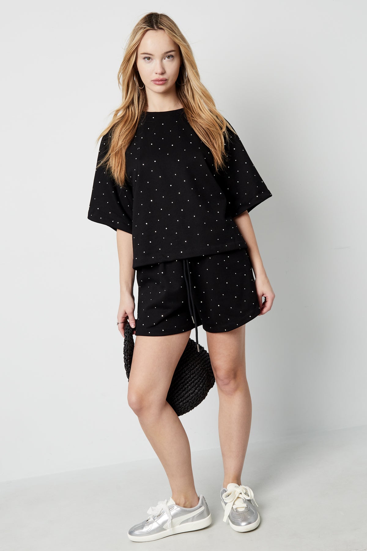 Cotone Maglietta Donna Oversized Primavera/Estate