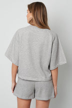 Cotone Maglietta Donna Oversized Primavera/Estate