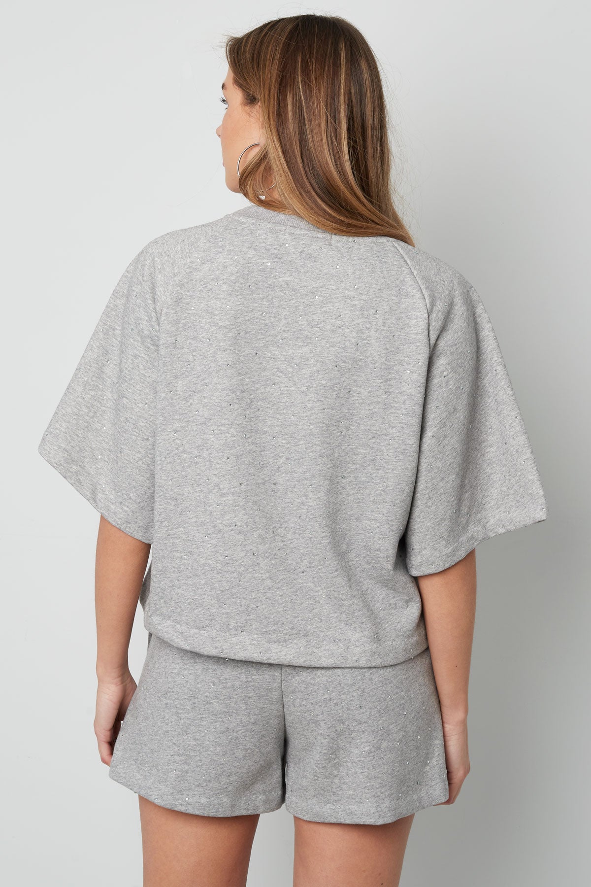 Cotone Maglietta Donna Oversized Primavera/Estate