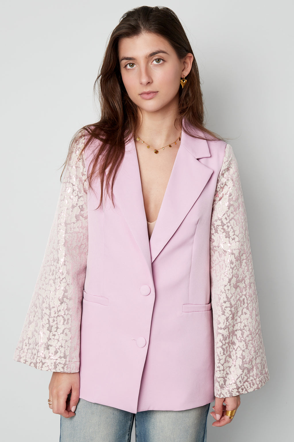 Poliestere Abito da Donna Set Maniche in Pizzo Design