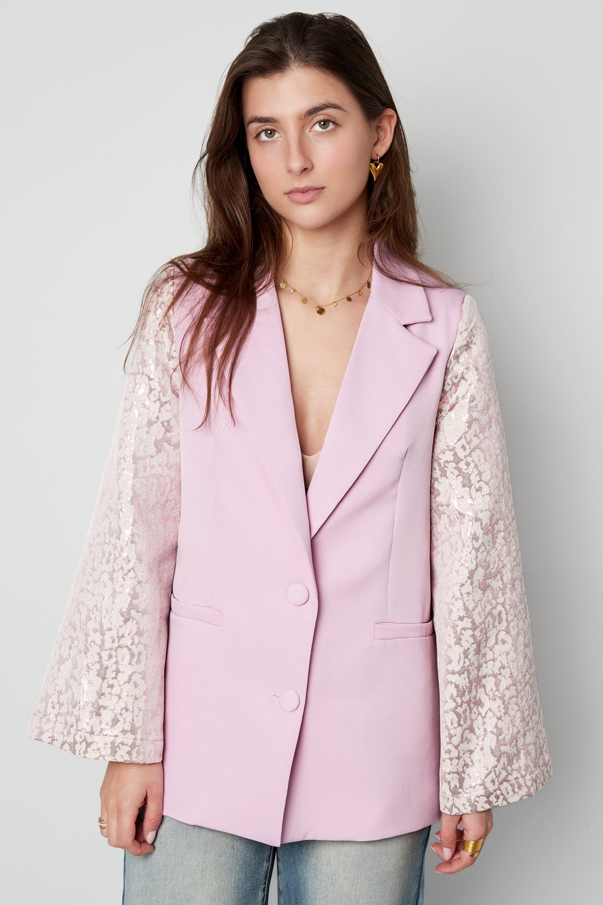 Poliestere Abito da Donna Set Maniche in Pizzo Design