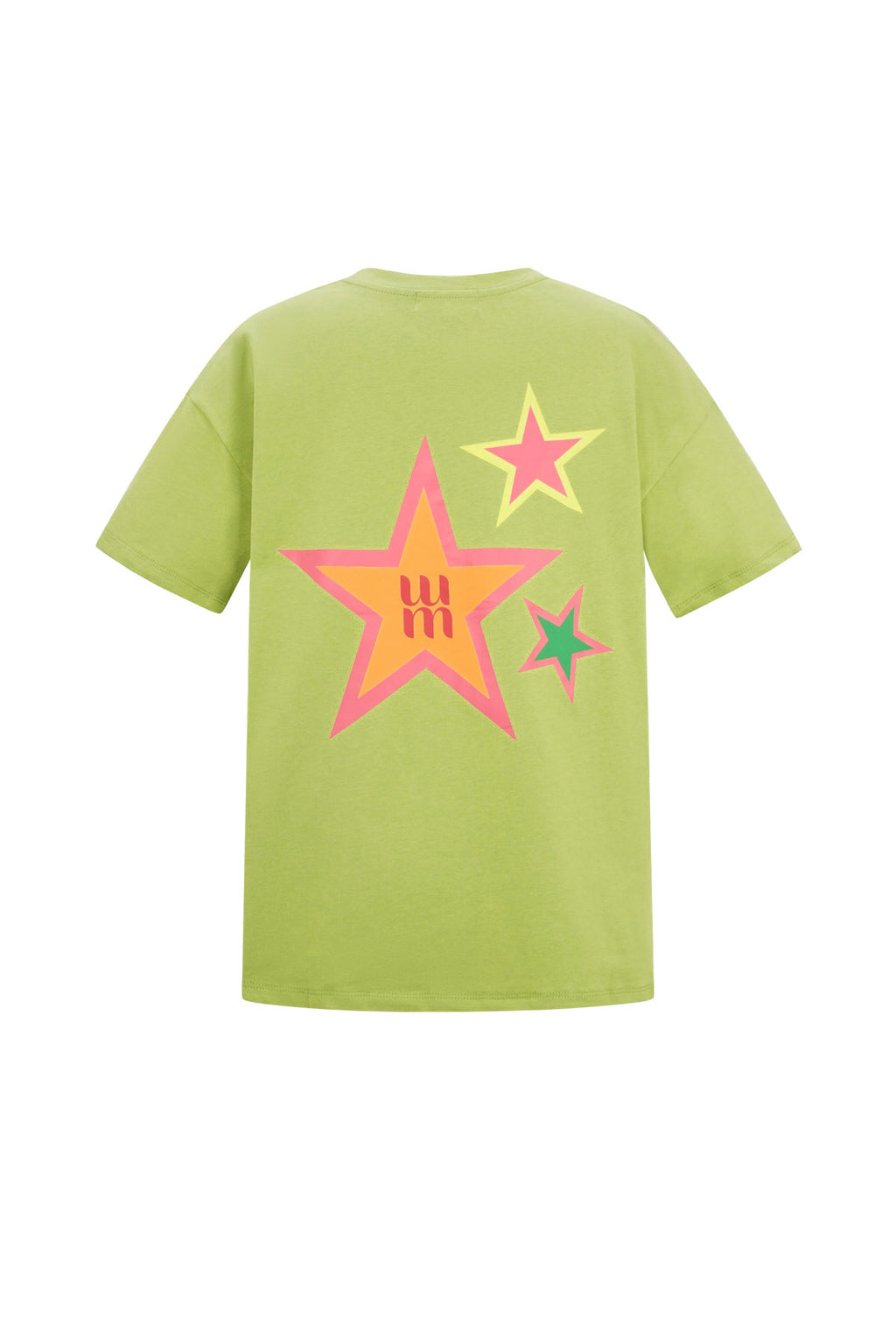 Cotone Maglietta Donna Casual Ricamo Stella