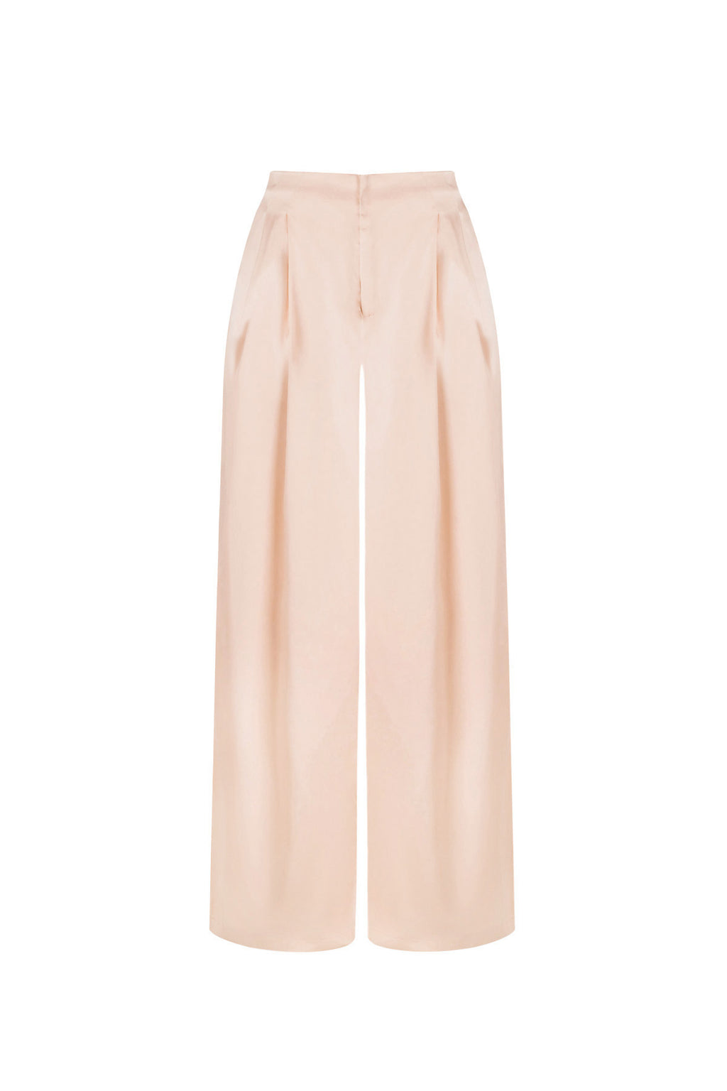 Tessuto Fibra di Poliestere Donna Pantaloni Dritti Casual Colore Puro