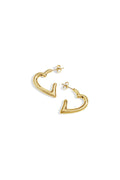 Orecchini a cerchio a forma di cuore, casual, quotidiani, semplici, gioielli da donna