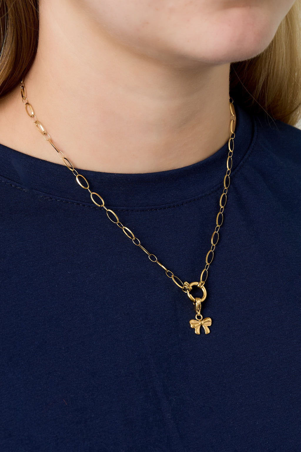 Collana con lucchetto semplice