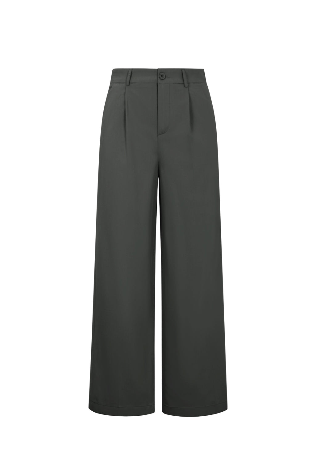 Tessuto Fibra di Poliestere Donna Pantalone Dritto Casual Autunno/Inverno