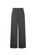 Tessuto Fibra di Poliestere Donna Pantalone Dritto Casual Autunno/Inverno