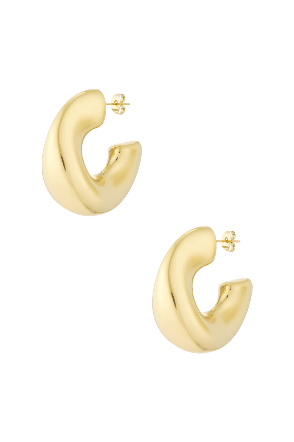 Orecchini a cerchio Make a Statement