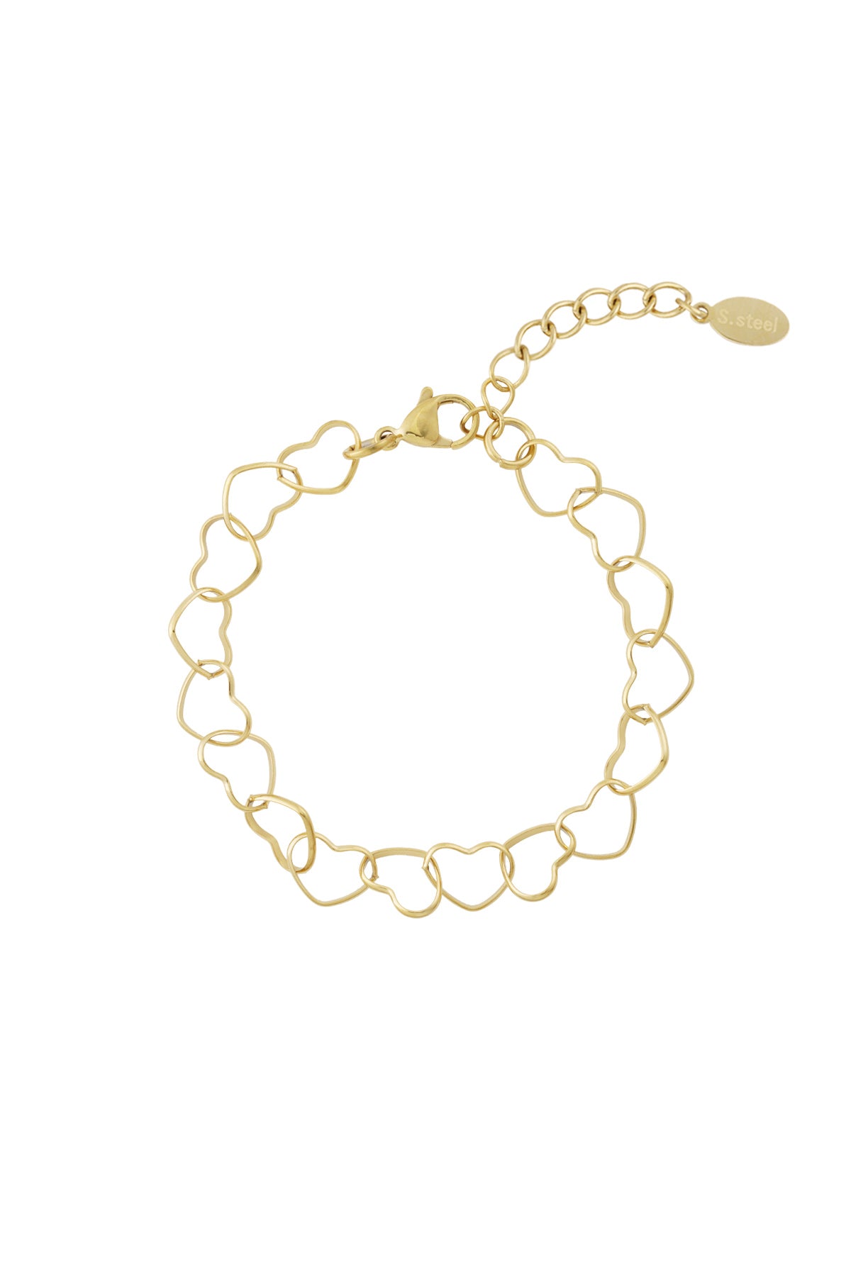 Braccialetti a catena Cuore Quotidiano Quotidiano Semplice Serie Gioielli da donna