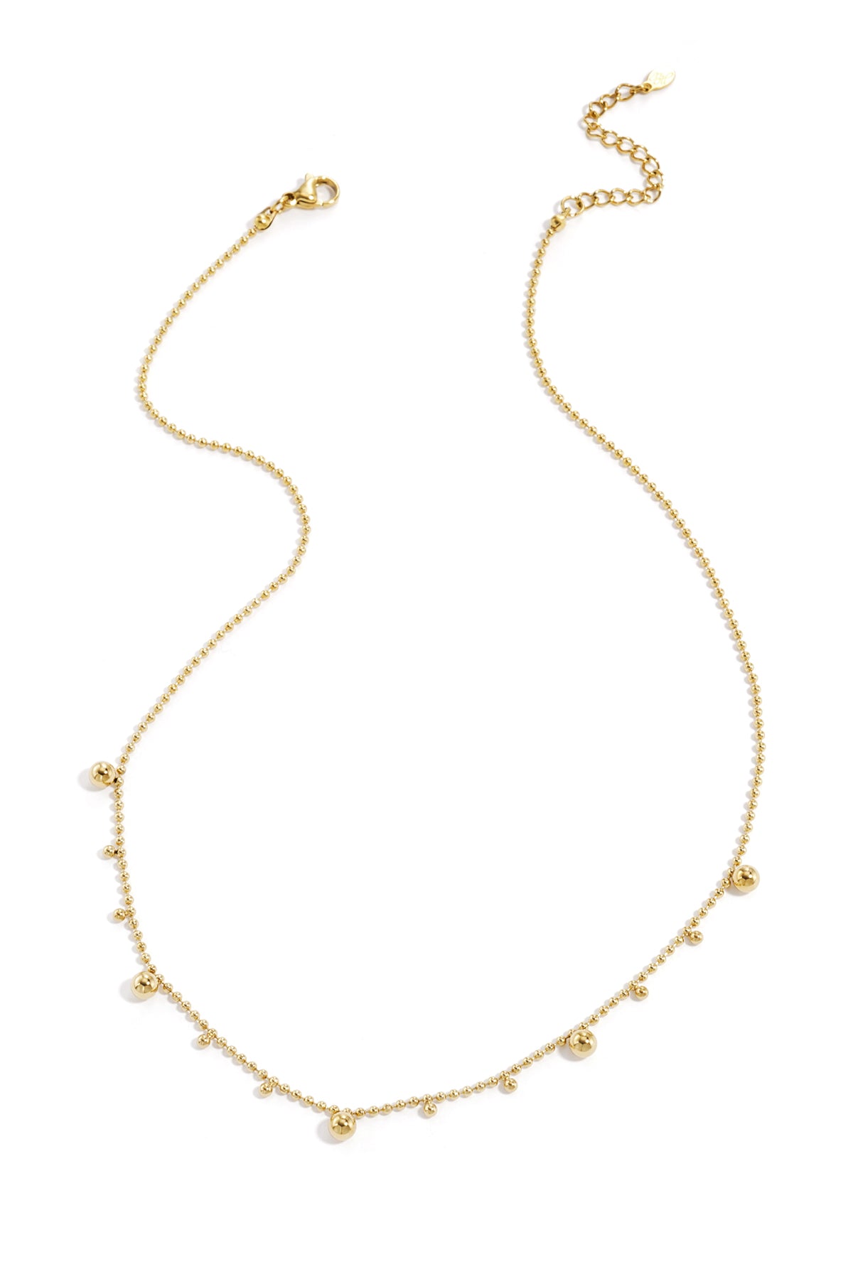Collana con palline alternate