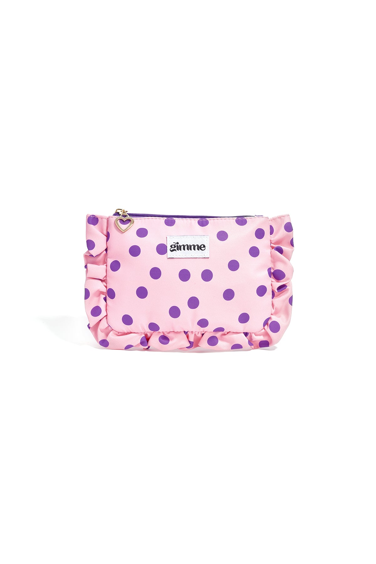 Borse per il trucco a pois, casual, in poliestere, accessori quotidiani