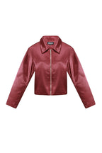 Tessuto Fibra di Poliestere Giacca Donna Casual Autunno/Inverno Colore Puro