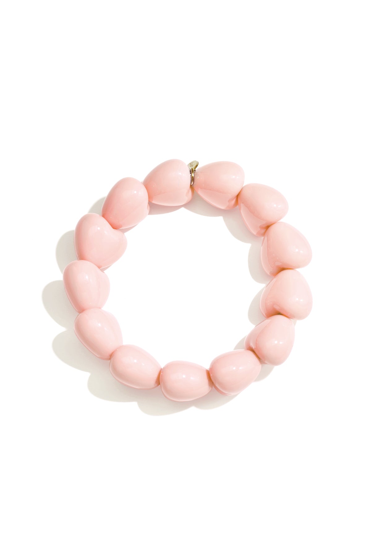 Braccialetto a forma di cuore piccolo con 13 perline