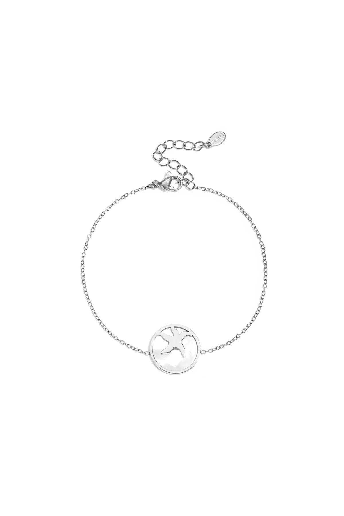 Bracciale con stella marina in cerchio