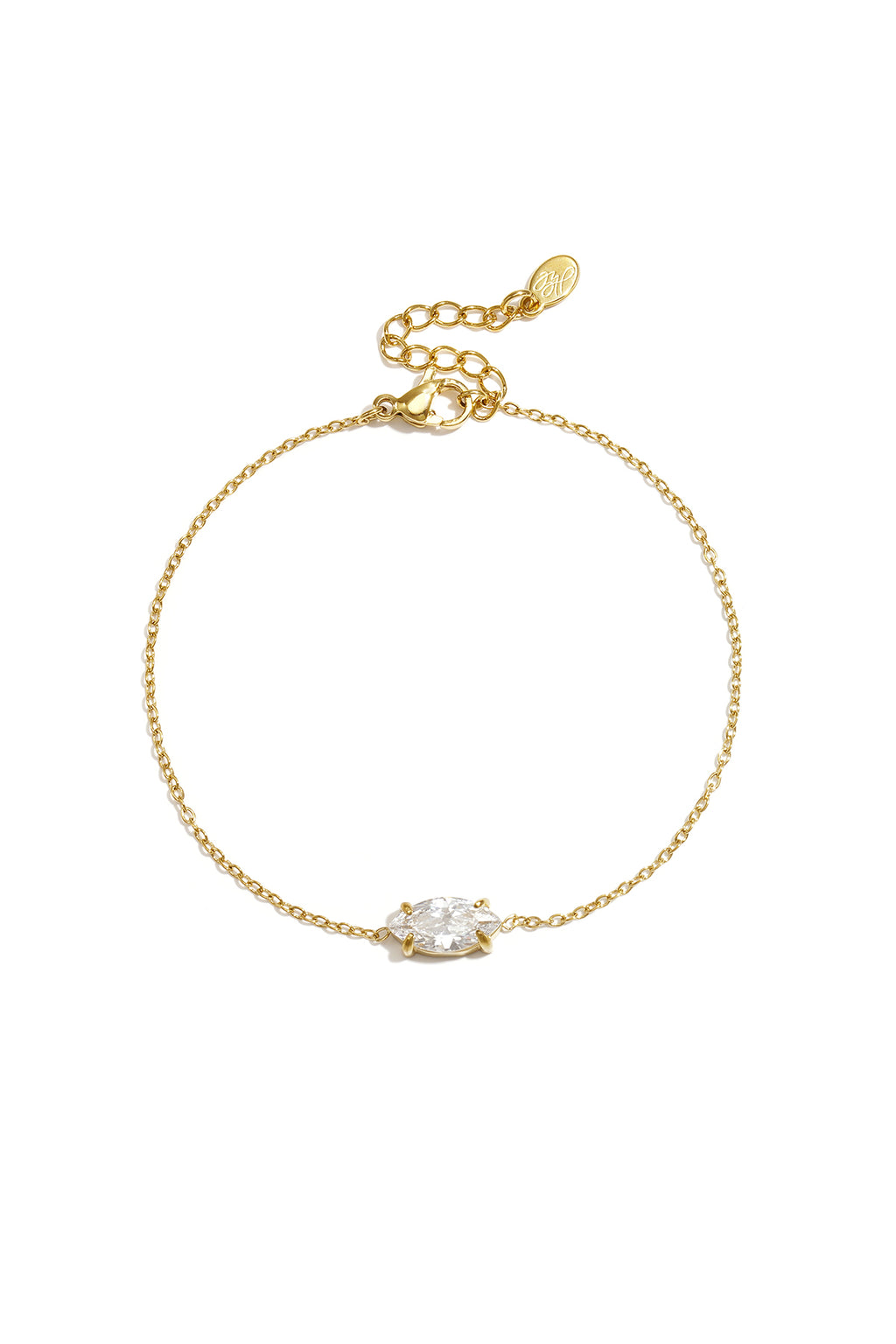 Braccialetti con ciondoli in acciaio inossidabile a forma ellittica, semplici, per tutti i giorni, della serie Simple, gioielli da donna.