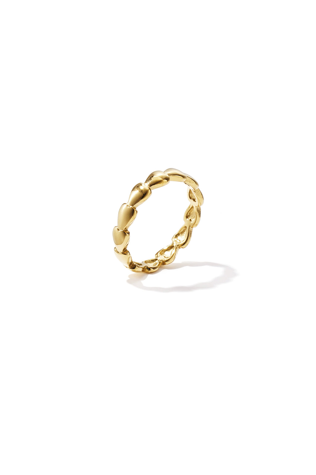 Anello minimalista con piccoli cuori
