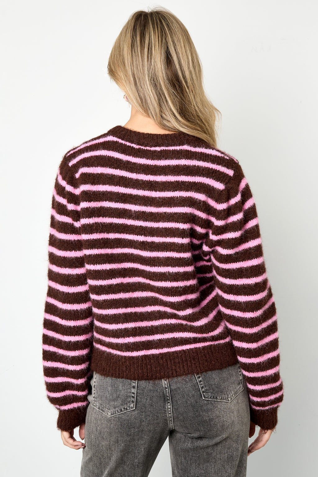 Cardigan a righe