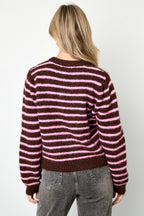 Cardigan a righe
