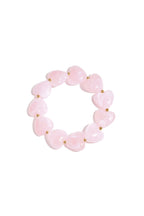 Bracciale con perline a forma di cuore