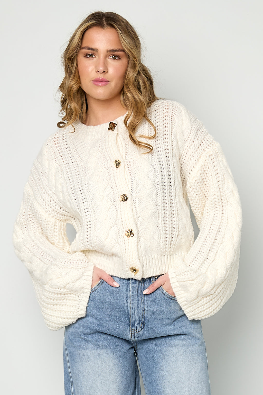 Cardigan a trecce